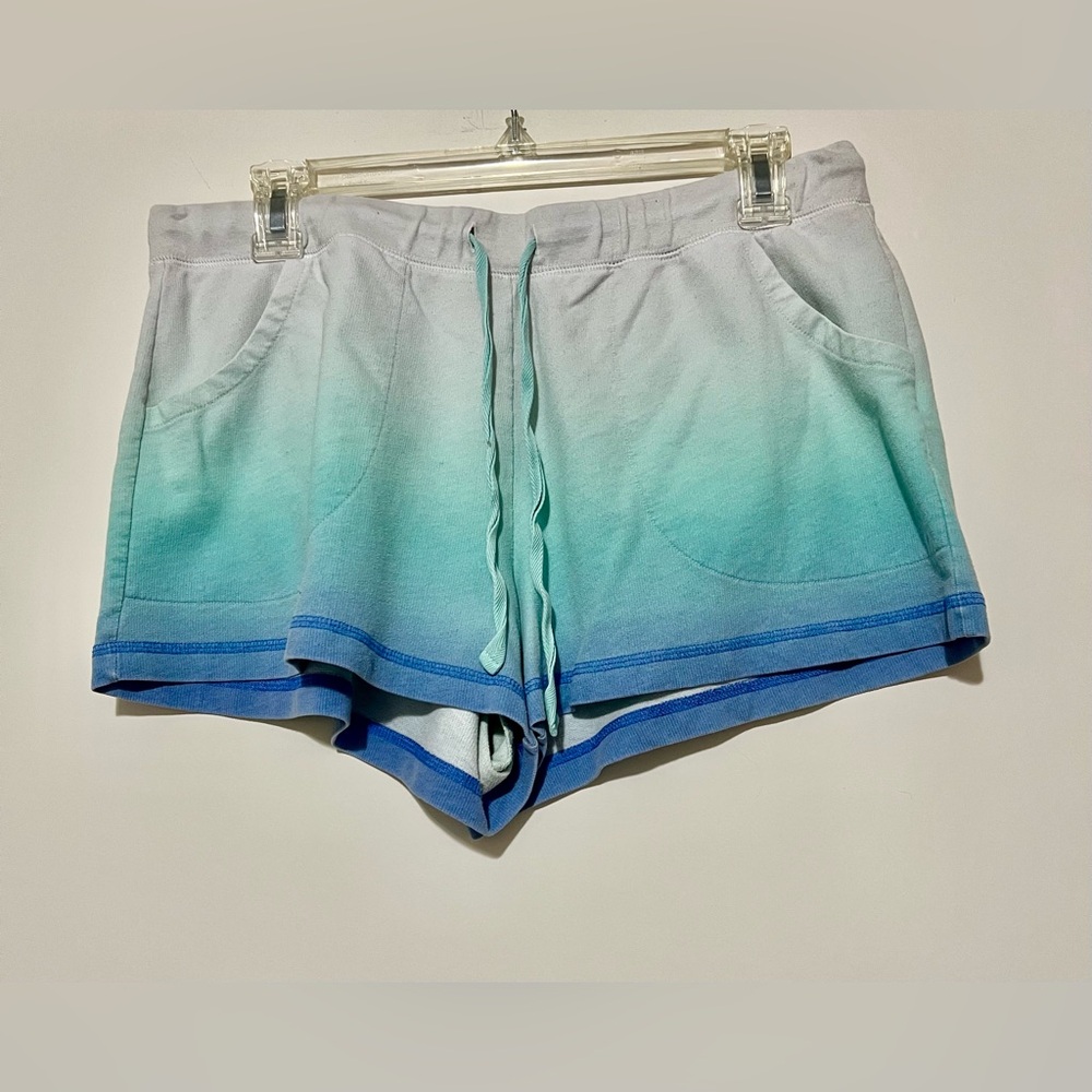 Jenni Intimates Gradient Teal and Blue Women's Pajama Shorts